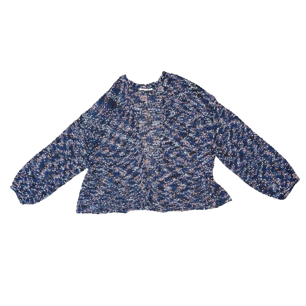Rewind Oversized Open‎ Knit Shawl Wrap Cardigan Womens Medium Boho Soft
